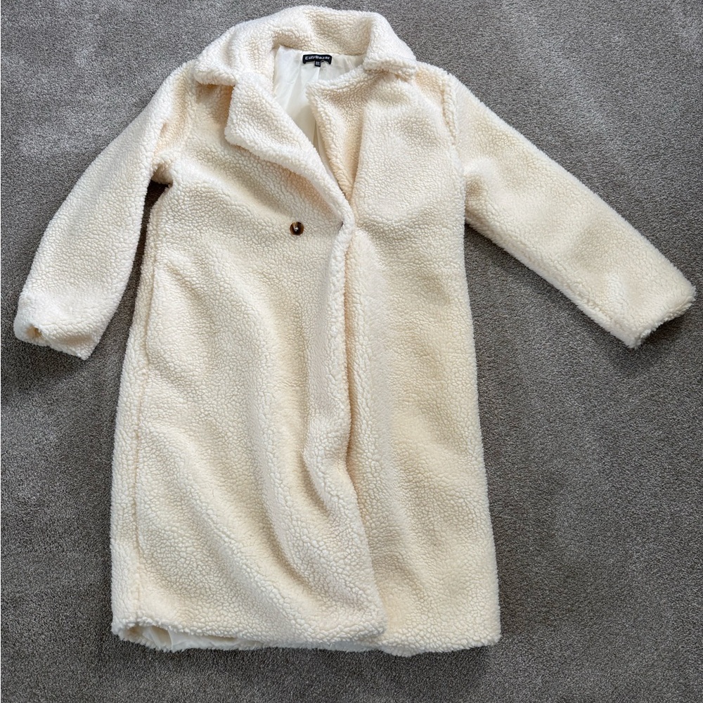 Cream Teddy Coat